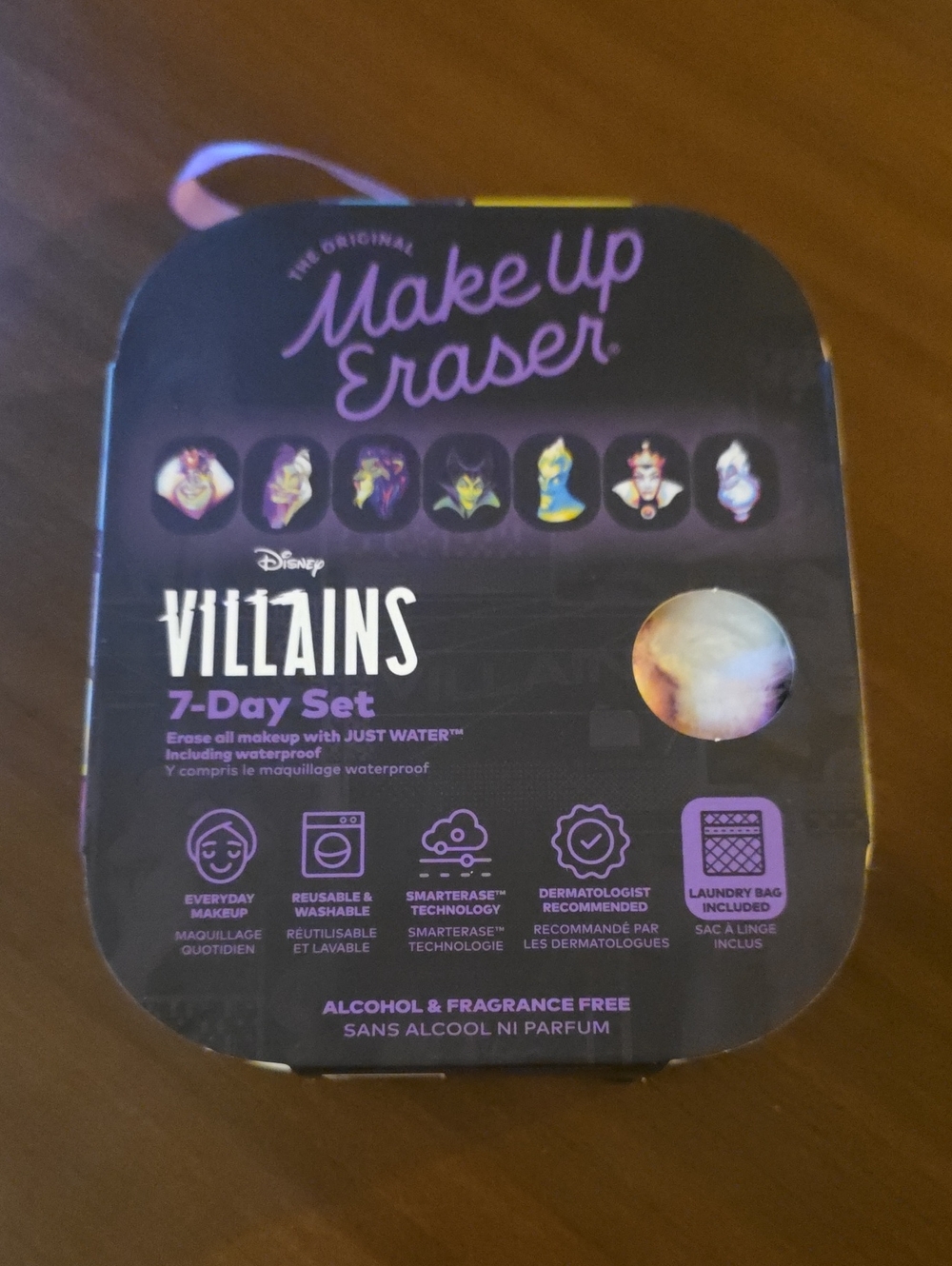 NWT MakeUp Eraser x Disney Villains 7-Day Makeup Remover Set
